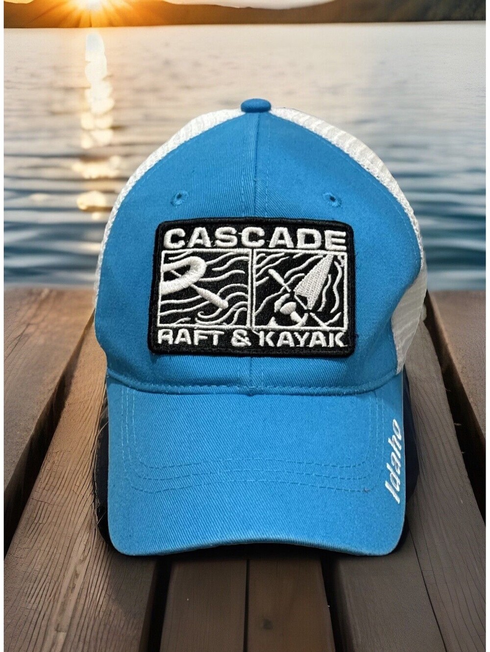 Horseshoe Bend Idaho Payette River Cascade Raft & Kayak Whitewater Baseball Cap